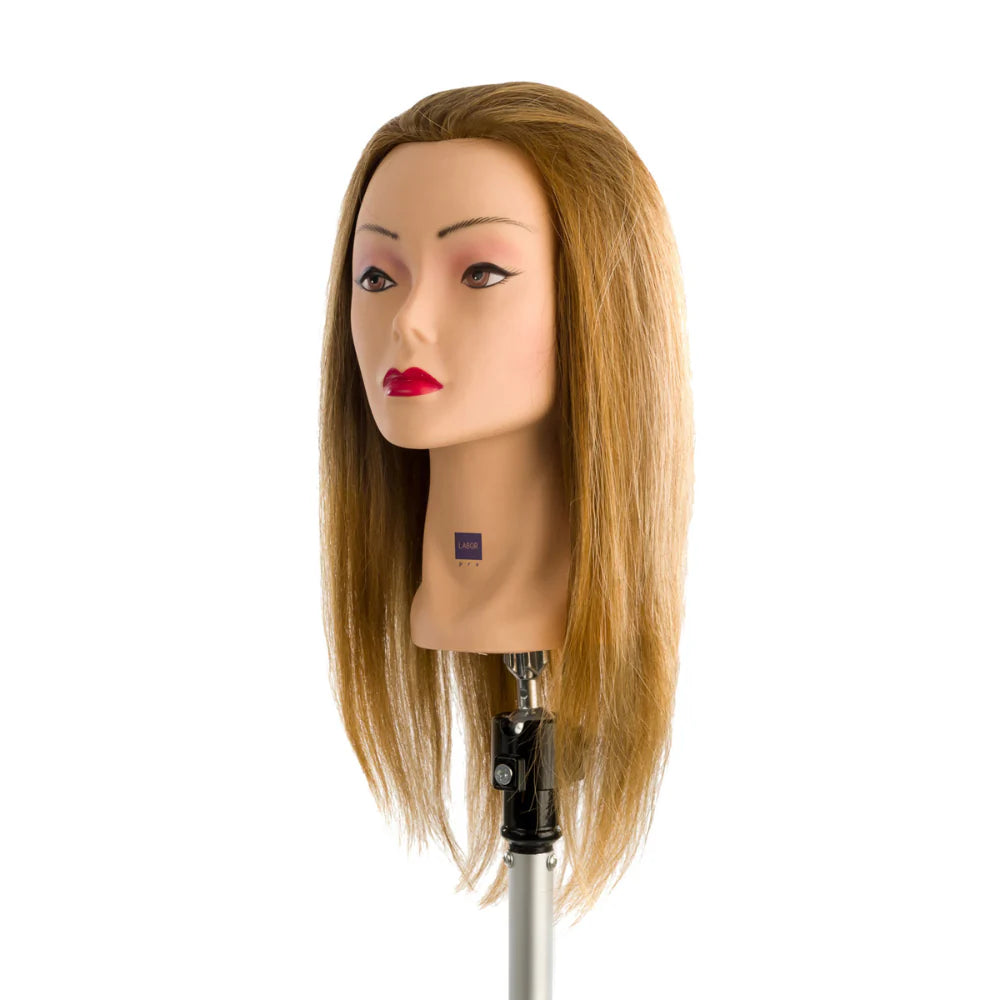 LABOR - TESTINA STUDIO  35 CM PER IL TAGLIO 60% CAPELLI NATURALI E 40% CAPELLI SINTETICI