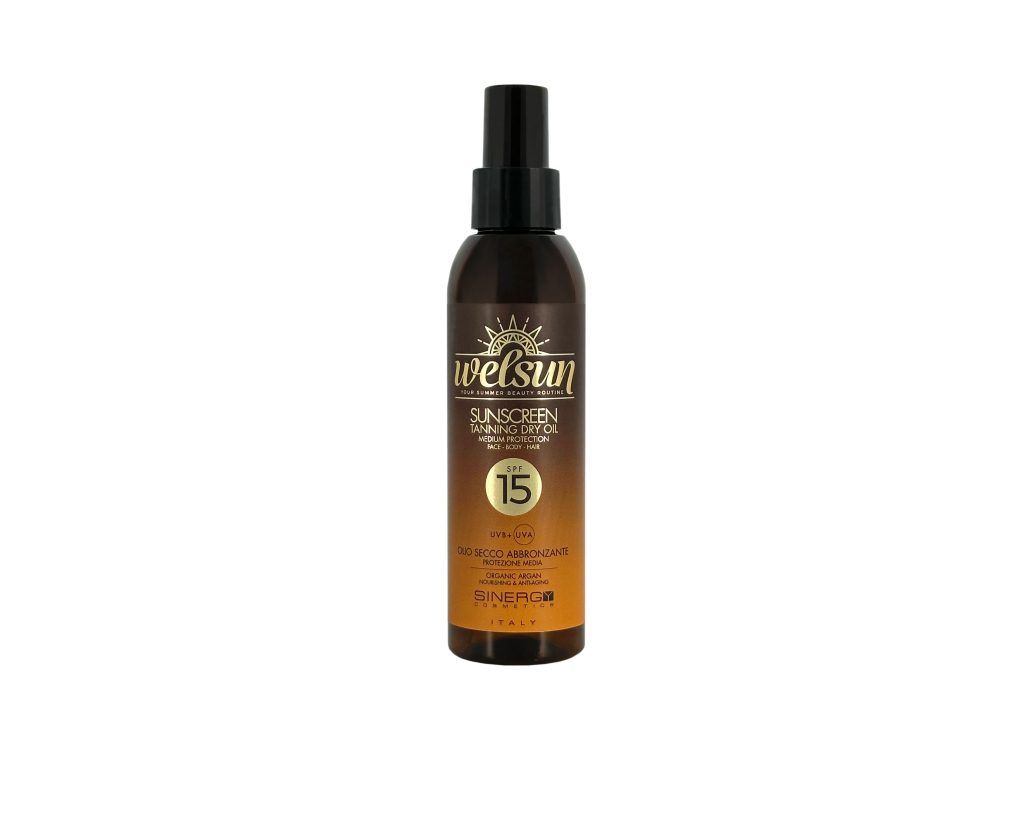WELSUN OLIO SECCO ABBRONZANTE PROTEZIONE MEDIA SPF 15