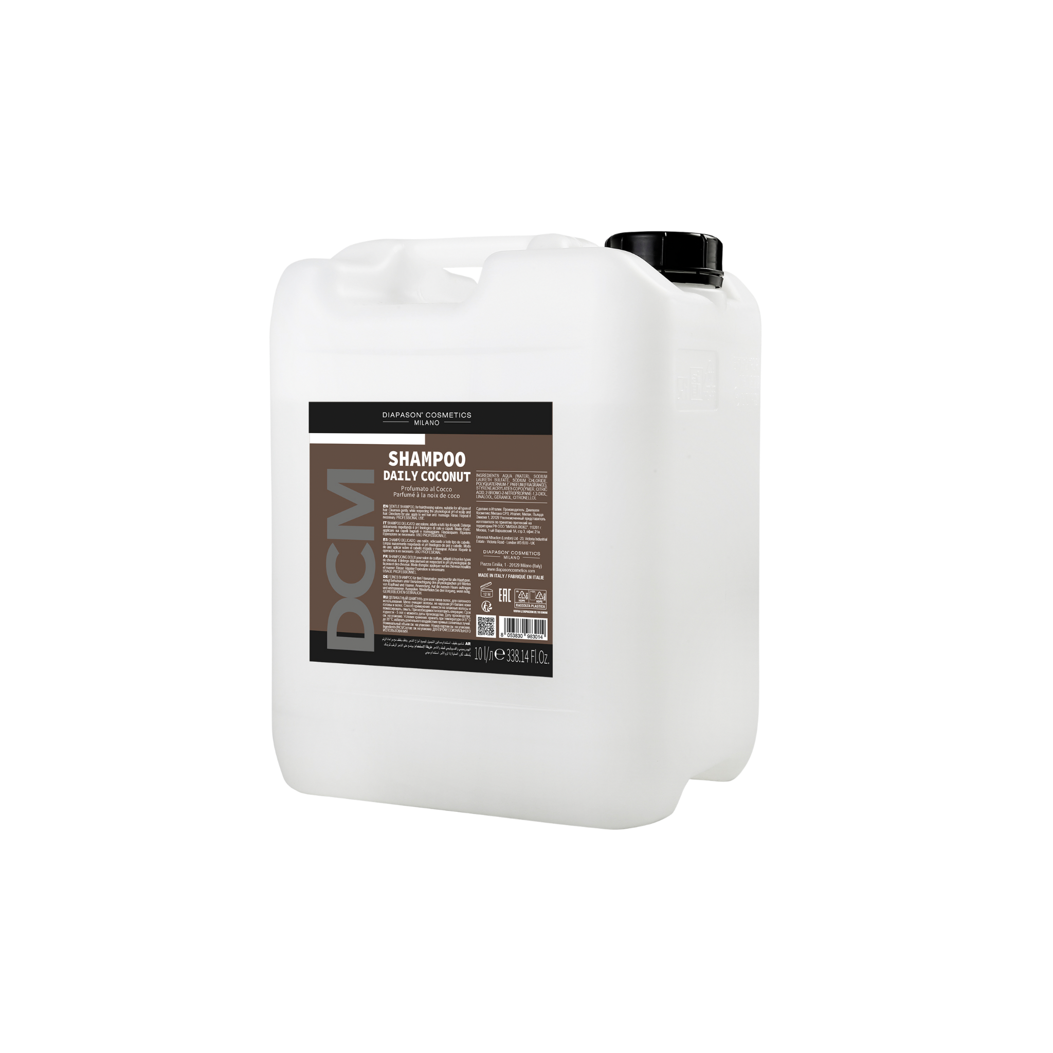 DCM - SHAMPOO DAILY PROFUMATO AL COCCO (TANICA 10 LT)