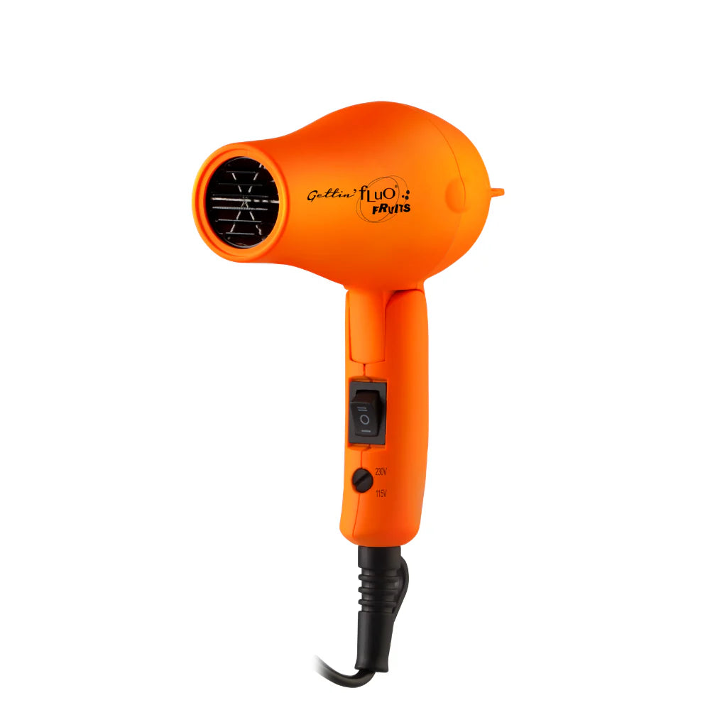 LABOR - GETTIN FLUO FRUITS MINI ASCIUGACAPELLI ARANCIONE