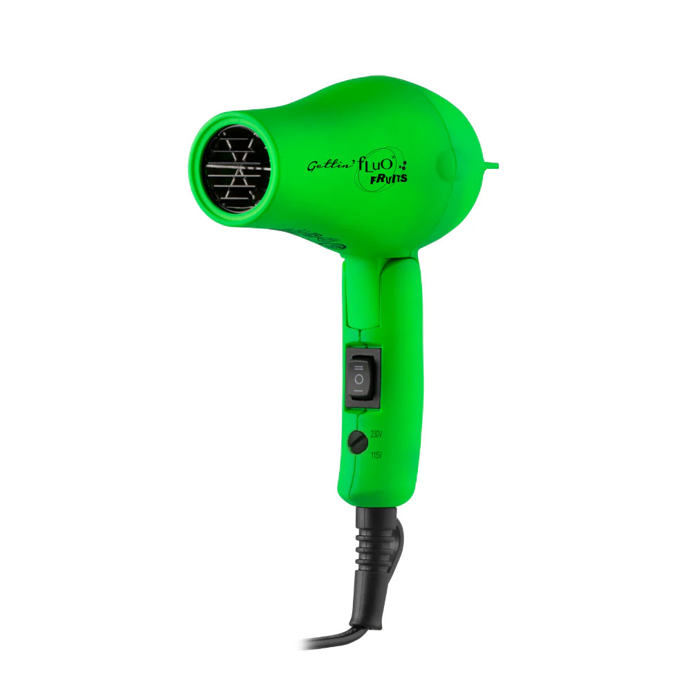 LABOR - GETTIN FLUO FRUITS MINI ASCIUGACAPELLI VERDE