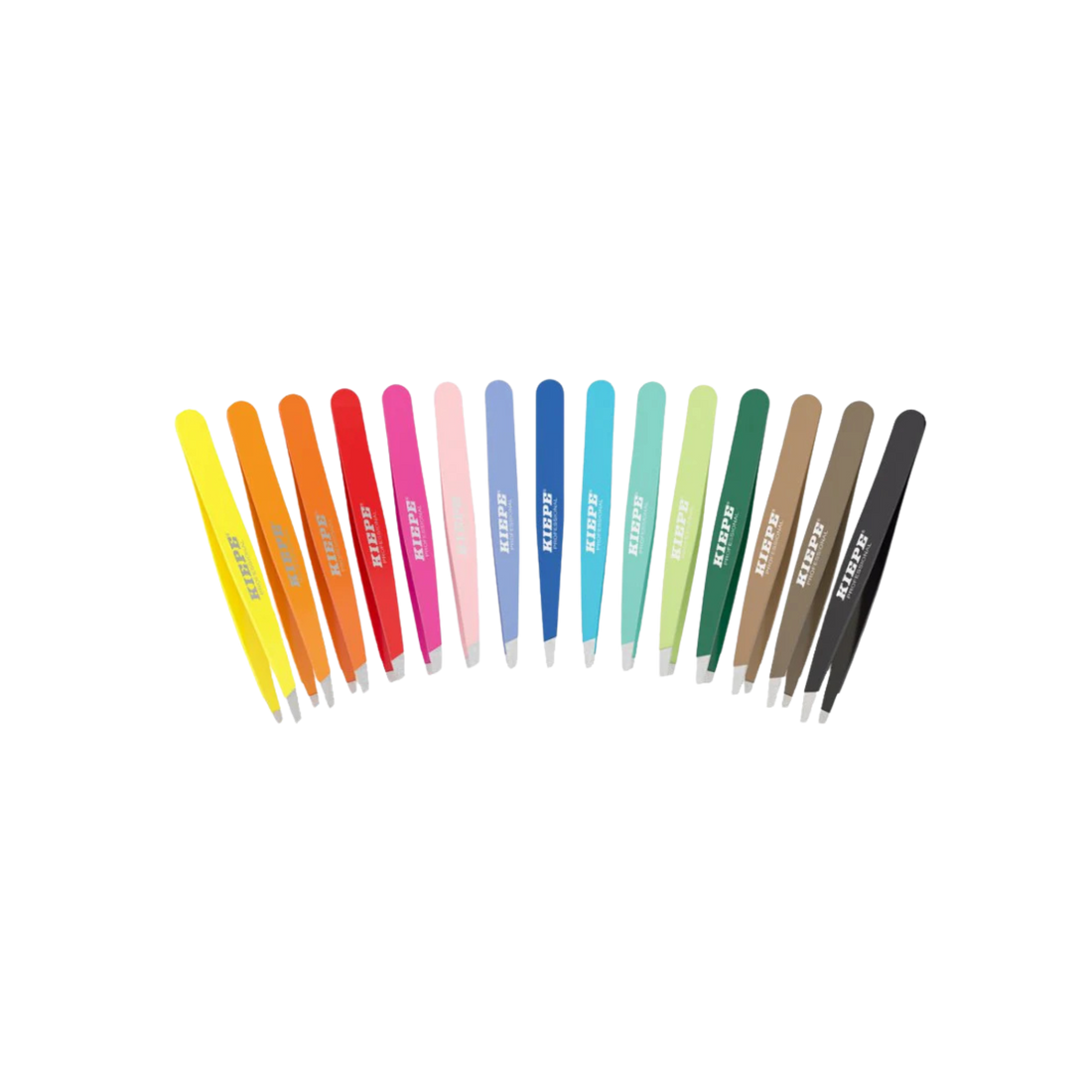 KIEPE - PINZETTE SOPRACCIGLIA BOX DA 15 PZ