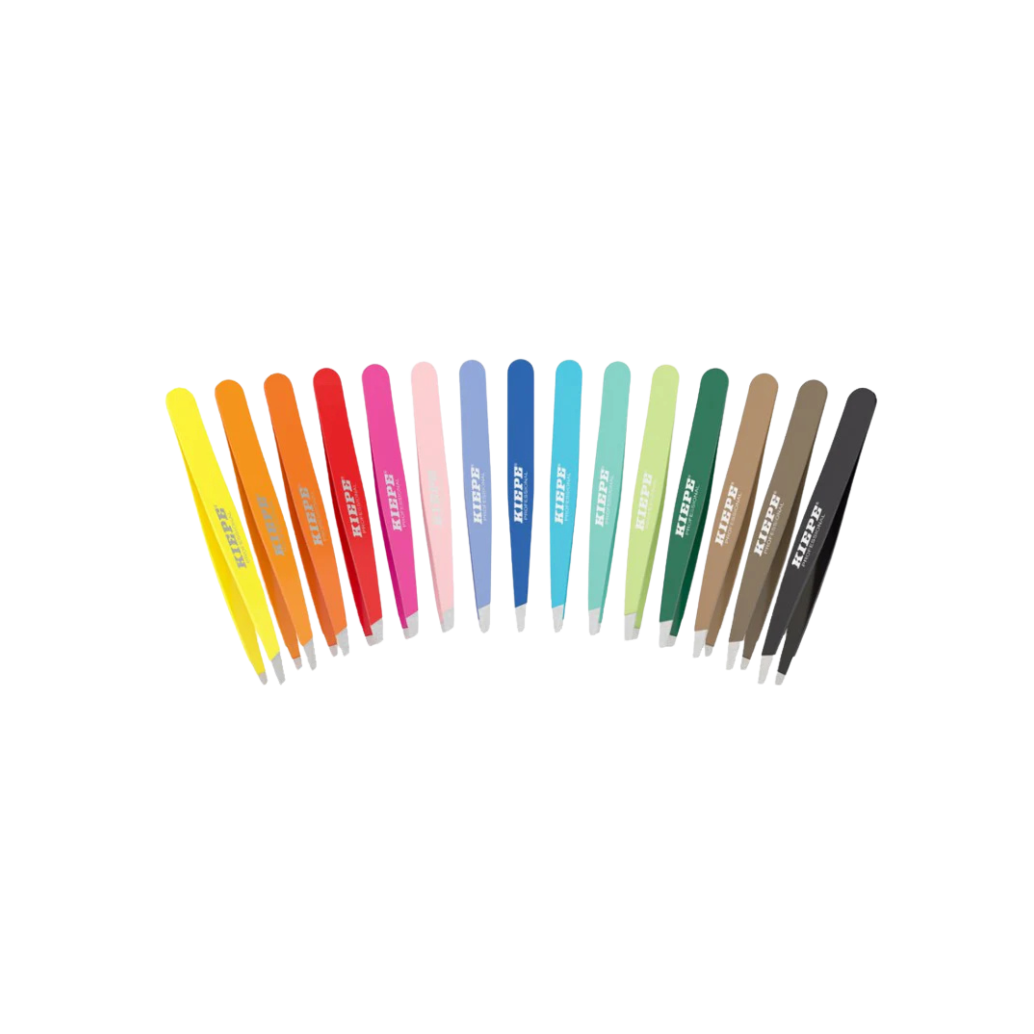KIEPE - PINZETTE SOPRACCIGLIA BOX DA 15 PZ