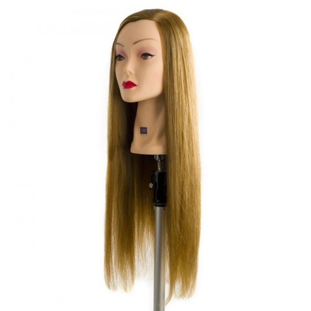 LABOR - TESTINA STUDIO  60 CM PER ACCONCIATURA 60% CAPELLI NATURALI E 40% CAPELLI SINTETICI